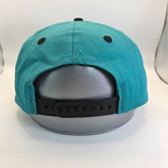 Vintage MLB Florida Marlins Snapback Baseball Cap Teal Black Annco Sri Lanka - Picture 3 of 9